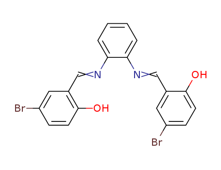Molecular Structure of 29979-27-9 (Phenol, 2,2'-[1,2-phenylenebis(nitrilomethylidyne)]bis[4-bromo-)