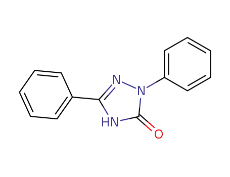 Molecular Structure of 118946-49-9 (1,2-Dihydro-2,5-(diphenyl)-3H-1,2,4-triazol-3-one)