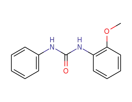 Molecular Structure of 13142-82-0 (1-Phenyl-3-(2-methoxyphenyl)urea)