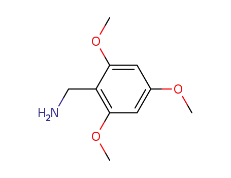 Molecular Structure of 77648-20-5 (2,4,6-TRIMETHOXYBENZYLAMINE)