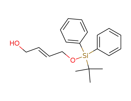 Molecular Structure of 92808-78-1 ((E)-4-(tert-butyldiphenylsilyloxy)-2-buten-1-ol)