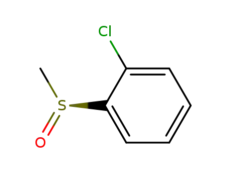 Molecular Structure of 172338-47-5 (Benzene, 1-chloro-2-[(S)-methylsulfinyl]-)