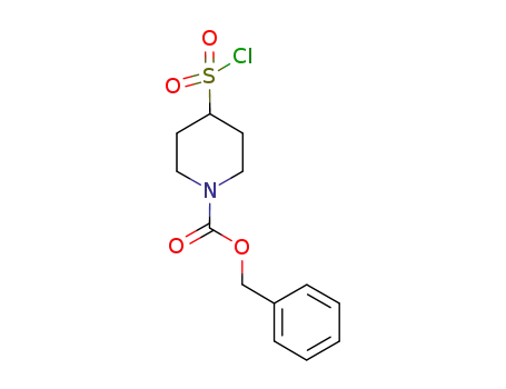 Molecular Structure of 287953-54-2 (N-BENZYLOXYCARBONYL-4-PIPERIDINESULFONYL CHLORIDE)