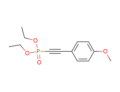 Phosphonic acid, [(4-methoxyphenyl)ethynyl]-, diethyl ester