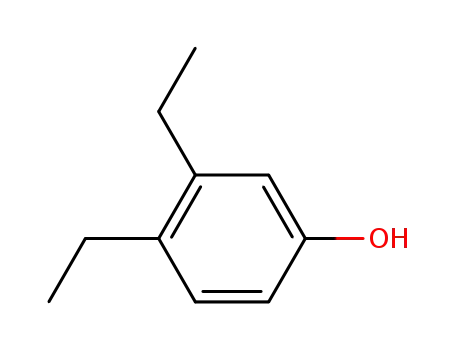 Molecular Structure of 875-85-4 (3,4-diethylphenol)