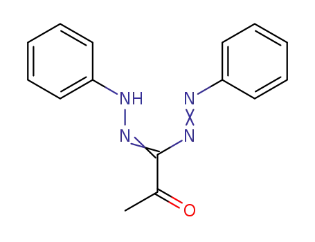 Molecular Structure of 5335-37-5 ((1Z)-1-[(E)-phenyldiazenyl]-1-(phenylhydrazono)propan-2-one)