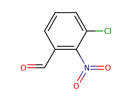 Molecular Structure of 22233-52-9 (3-CHLORO-2-NITROBENZALDEHYDE)