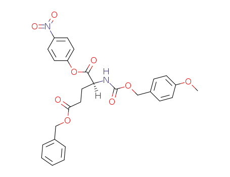 L-Glutamic acid, N-[[(4-methoxyphenyl)methoxy]carbonyl]-,
1-(4-nitrophenyl) 5-(phenylmethyl) ester