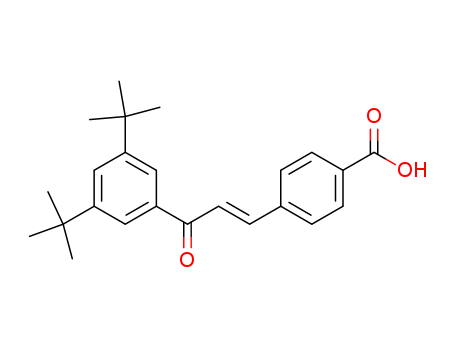 Ch 55;4-[(1E)-3-[3,5-bis(1,1-DiMethylethyl)phenyl]-3-oxo-1-propenyl]benzoicacid