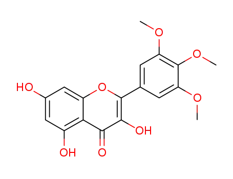 Molecular Structure of 146132-95-8 (3,5,7-TRIHYDROXY-3',4',5'-TRIMETHOXYFLAVONE)