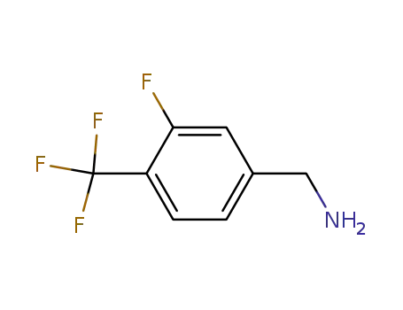 Molecular Structure of 235106-09-9 (3-FLUORO-4-(TRIFLUOROMETHYL)BENZYLAMINE)