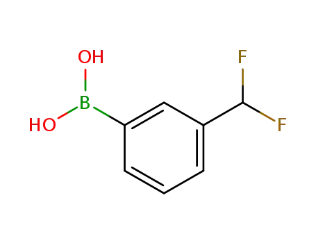 Molecular Structure of 854690-87-2 (3-Difluoromethyl-phenylboronic acid)