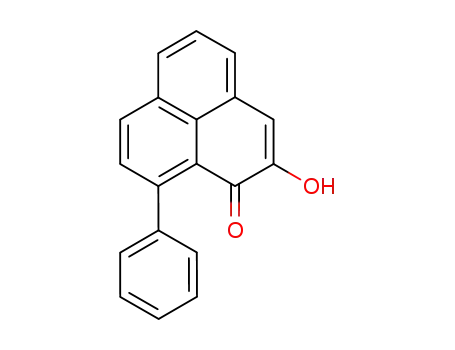 Molecular Structure of 56252-32-5 (2-Hydroxy-9-phenyl-1H-phenalen-1-one)
