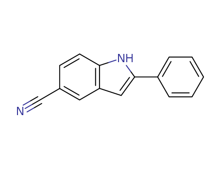 1H-Indole-5-carbonitrile,2-phenyl-