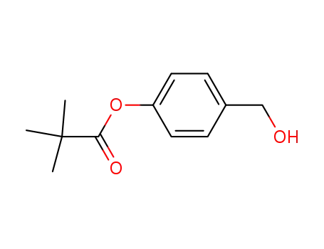 Molecular Structure of 59012-91-8 (4-(HYDROXYMETHYL)PHENYL PIVALATE)