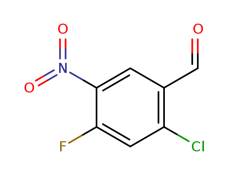 2-Chloro-4-fluoro-5-nitrobenzald ehy de