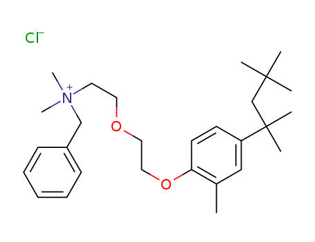 Benzenemethanaminium,N,N-dimethyl-N-[2-[2-[2-methyl-4-(1,1,3,3-tetramethylbutyl)phenoxy]ethoxy]ethyl]-,chloride (1:1)