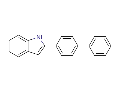 Molecular Structure of 21470-37-1 (2-BIPHENYL-4-YL-1H-INDOLE)