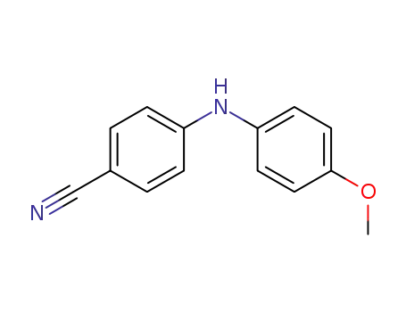 Molecular Structure of 319016-04-1 (4-[(4-methoxyphenyl)amino]benzonitrile)