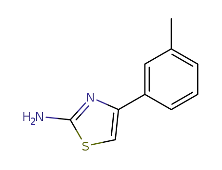 Molecular Structure of 5330-67-6 (4-M-TOLYL-THIAZOL-2-YLAMINE)