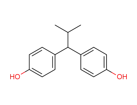 Molecular Structure of 1844-00-4 (4,4'-(2-METHYLPROPYLIDENE)DIPHENOL)