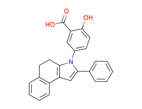 5-(4,5-Dihydro-2-phenyl-3H-benz[e]indol-3-yl)salicylic acid