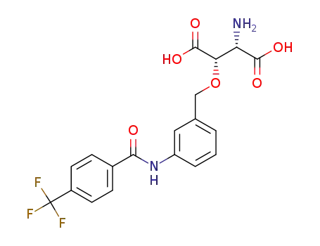 Molecular Structure of 480439-73-4 ((3S)-3-[[3-[[4-(TRIFLUOROMETHYL)BENZOYL]AMINO]PHENYL]METHOXY]-L-ASPARTIC ACID)