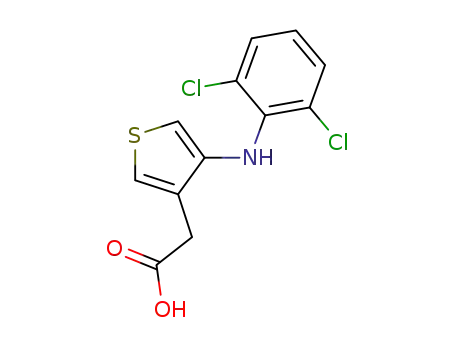 Molecular Structure of 72895-88-6 (Eltenac)