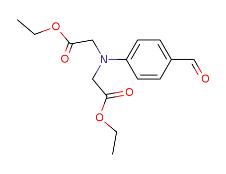 Molecular Structure of 27919-79-5 (ehyl 2-[N-ethoxyformyl methyl-N-(4-formylphenyl)]amino acetate)