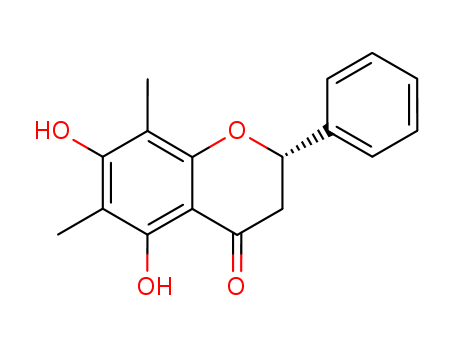 (2S)-5,7-dihydroxy-6,8-dimethyl-2-phenyl-chroman-4-one