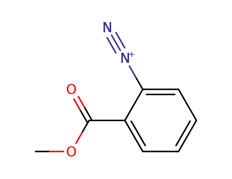 Molecular Structure of 45998-94-5 (2-Methoxycarbonyl-benzenediazonium)