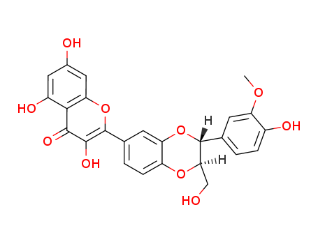 2,3-Dehydrosilybin A CAS No:25166-14-7