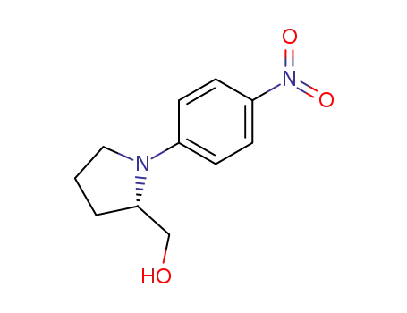 Molecular Structure of 88422-19-9 ((S)-(-)-1-(4-NITROPHENYL)-2-PYRROLIDINE&)