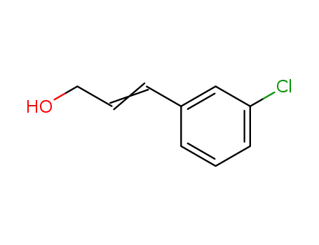 Molecular Structure of 1504-67-2 (2-Propen-1-ol, 3-(3-chlorophenyl)-)