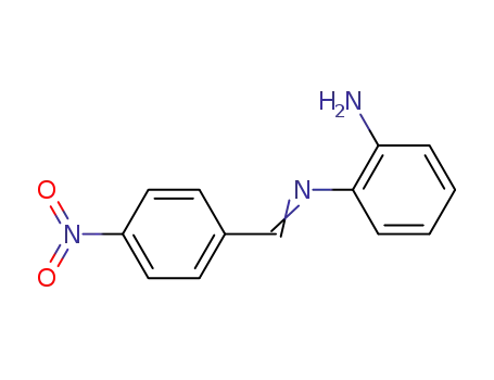 Molecular Structure of 730-29-0 (1,2-Benzenediamine, N-[(4-nitrophenyl)methylene]-)