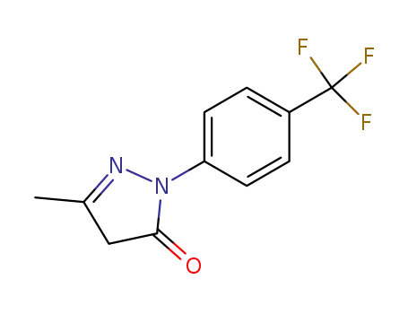 3H-Pyrazol-3-one, 2,4-dihydro-5-methyl-2-[4-(trifluoromethyl)phenyl]-