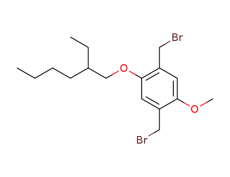 1,4-Bis(bromomethyl)-2-methoxy-5-(2-ethylhexyloxy)benzene(209625-37-6)