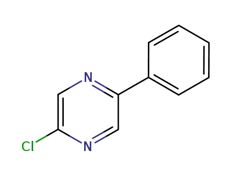 Molecular Structure of 25844-73-9 (2-CHLORO-5-PHENYL-PYRAZINE)