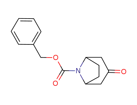 Molecular Structure of 130753-13-8 (N-Cbz-Nortropinone)
