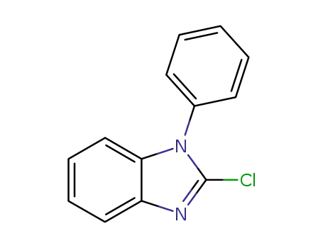 Molecular Structure of 24547-45-3 (1H-Benzimidazole, 2-chloro-1-phenyl-)