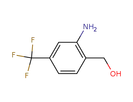 Molecular Structure of 186602-93-7 (2-Amino-4-(trifluoromethyl)benzenemethanol)