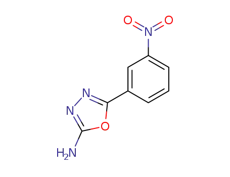 Molecular Structure of 7659-02-1 (5-(3-nitrophenyl)-1,3,4-oxadiazol-2-amine)