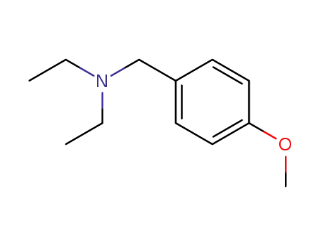Molecular Structure of 24932-54-5 (N-ethyl-N-(4-methoxybenzyl)ethanamine)