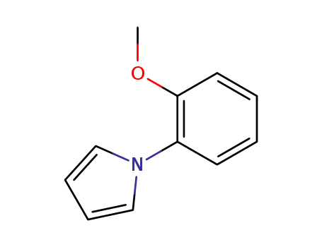 Molecular Structure of 89096-73-1 (1H-Pyrrole, 1-(2-methoxyphenyl)-)