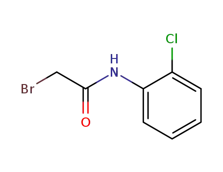 Molecular Structure of 5439-11-2 (N1-(2-CHLOROPHENYL)-2-BROMOACETAMIDE)