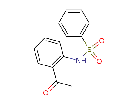 Molecular Structure of 129271-99-4 (Benzenesulfonamide, N-(2-acetylphenyl)-)