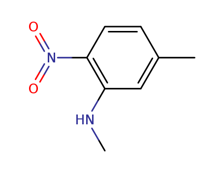 Benzenamine,  N,5-dimethyl-2-nitro-