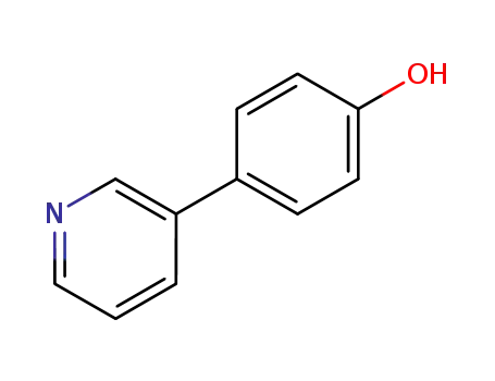 Molecular Structure of 68223-13-2 (4-(Pyridin-3-yl)phenol)