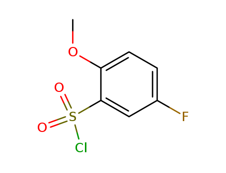 Benzenesulfonyl chloride, 5-fluoro-2-methoxy- (9CI)