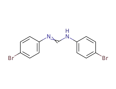 Molecular Structure of 30881-03-9 (Methanimidamide, N,N'-bis(4-bromophenyl)-)